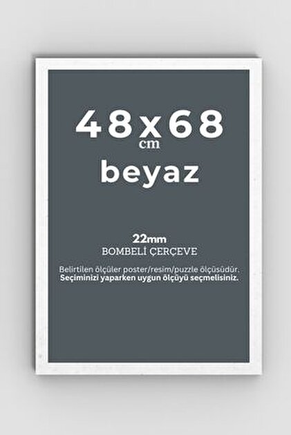 CreaWitch Puzzle Çerçevesi - 48x68 cm 1000 parça Renkli Siyah