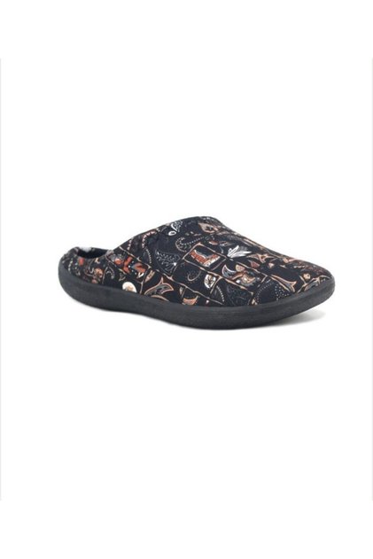 Gezer Winter Women's House Slippers Black, Patterned