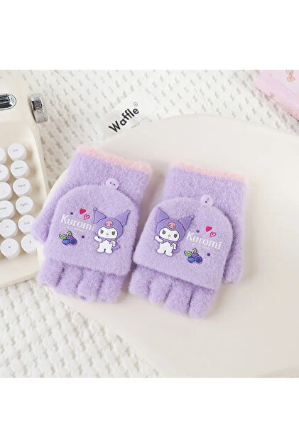 So Iconic 1 Çift Sanrio Kuromi Karakterli Kışlık Flip - on