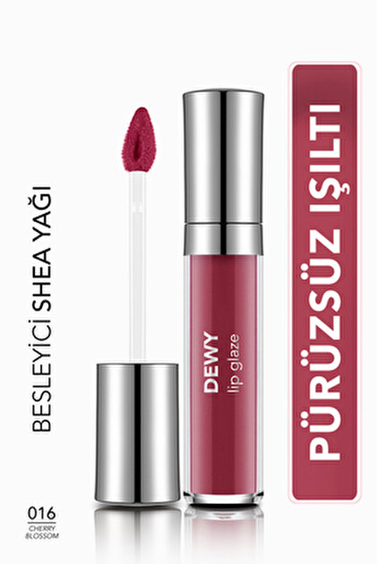 Flormar Dewy Lip Glaze Nemlendirici Etkili Yarı Transparan Dudak