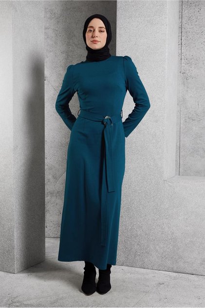 Belted Tunic Dress 45258