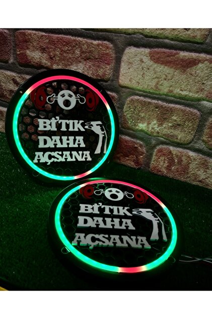 TREND Özel Tasarım Bİ Tık Daha Açsana Yazılı 20cm Midrange