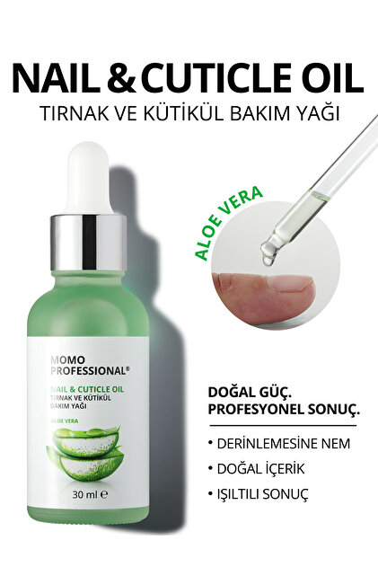 Aloe Vera, Özlü Tırnak Ve Kütikül Bakım Yağı, Nemlendirici Ve Yatıştırıcı Etki, 30 ml