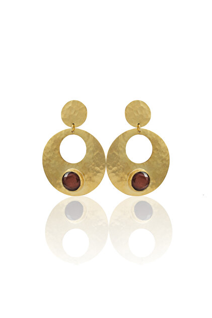 Kadir Jewellery 22 Ayar Altın Kaplama Vintage Küpe -El İşçiliği Ve Hipoalerjenik Küpe