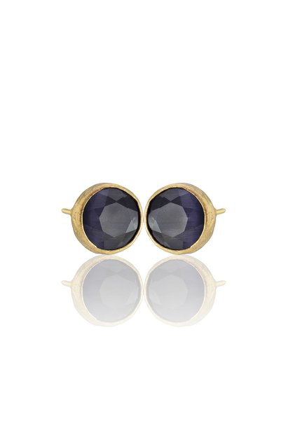 Kadir Jewellery 22 Ayar Altın Kaplama Kadın Minimal Küpe -El İşçiliği Ve Hipoalerjenik Küpe