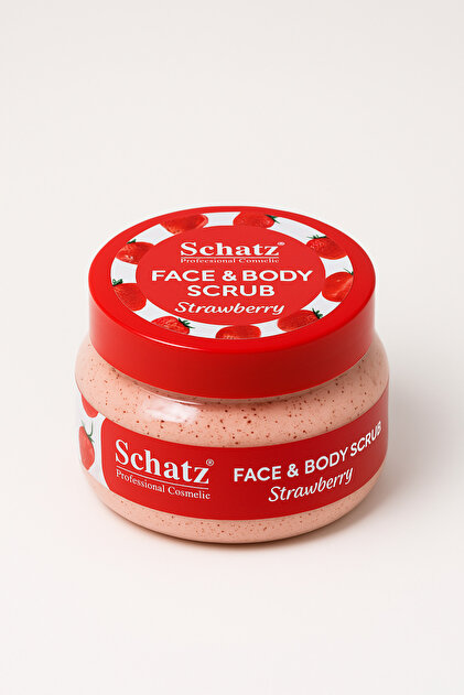 Schatz Çilek Aromalı Yüz ve Vücut Scrub 350 ml. Strawberry