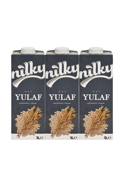 Yulaf Sütü Bitkisel Bazlı Laktosuz Vegan 3x1 Lt