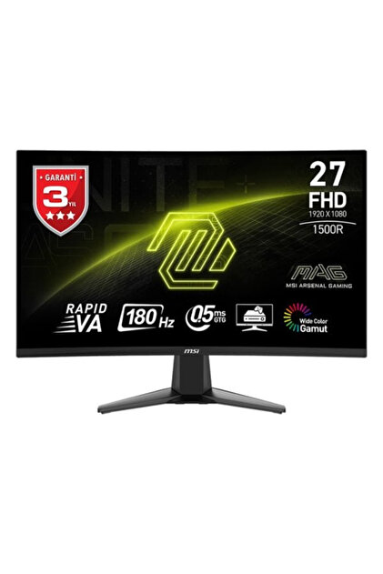 MSI MAG 27C6F 27″ 180Hz 1ms Full HD Adaptive Sync Rapid VA Gaming
