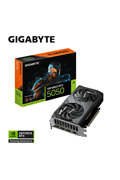 Gigabyte GeForce RTX 5060 WINDFORCE OC 8G GDDR7 8GB 128Bit DLSS 4