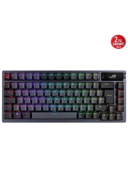 ASUS ROG Azoth NX/RD Switch Q TR Kablosuz RGB Gunmetal Mekanik