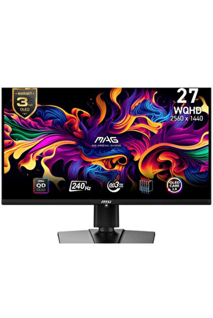 MSI MPG 321URX QD-OLED 31.5 inç 240Hz 0.03Ms 4K UHD G-Sync Pivot