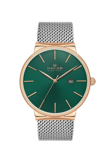 Silver Men's Wrist Watch Nc34- 290431 -Enm