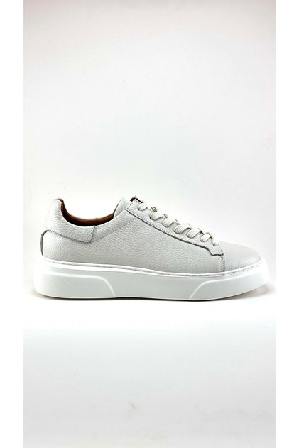 Premium Quality Genuine Leather Men's Sneaker – Casual Comfortable Shoe, Soft Sole