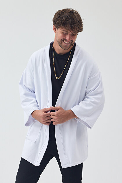 Fakir Sleeve Bohemian Kimono with Pockets 2 Thread