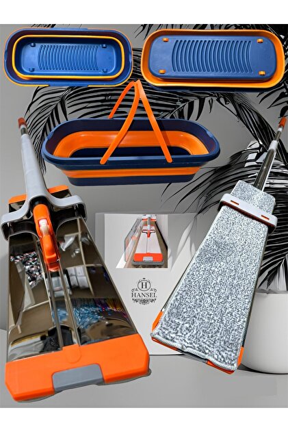 Hansel Kendinden Sıkmalı Katlanır Kovalı Lüx Mop Set - Fiyatı