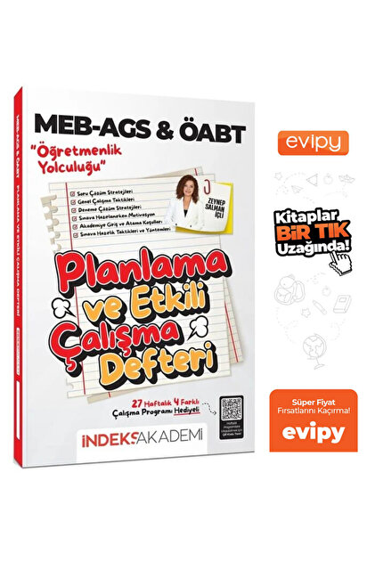 İndeks Akademi 2026 KPSS MEB-AGS ÖABT Planlama ve Etkili Çalışma