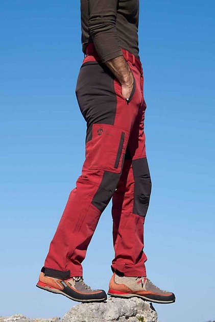 Nepal Pantolon Drk0004 D12 Kırmızı - Antrasit-XXL