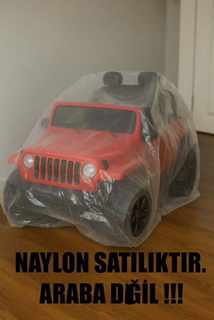 190X165 NAYLON!!! BÜYÜK Akülü Arabalar için Koruma Naylonu Ambalaj Saklama Depolama Taşıma Poşeti