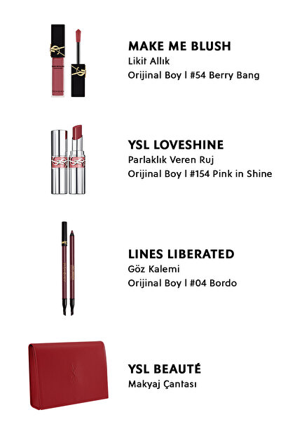 Yves Saint Laurent OR ROUGE セット Yves Saint Laurent Berry Favorites Makyaj Seti - Fiyatı, Yorumları