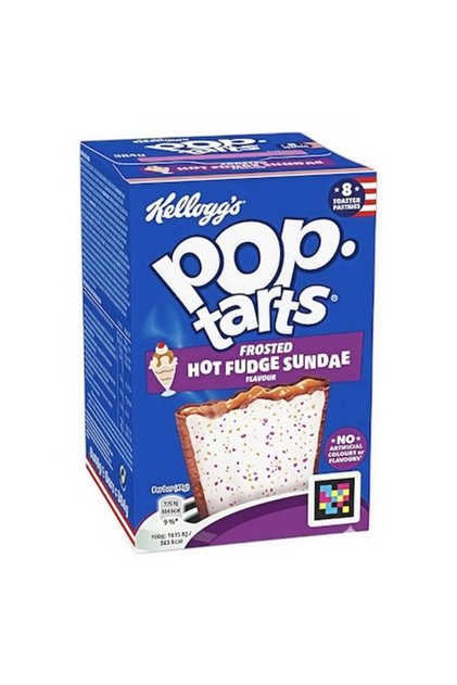 Pop Tarts, Sundae cu glazură caldă și fudge, Kellogg’s, 384 g