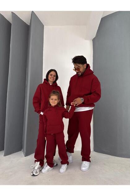 High Quality Children and Mother/Father Family Tracksuit Set 3 Pieces
