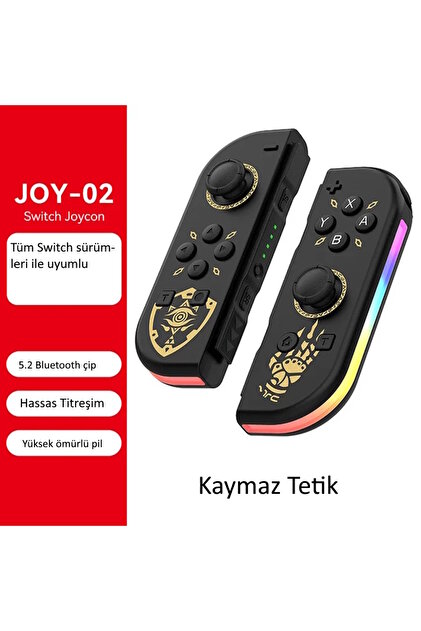 WOTOBE JOY-02 Switch/Switch OLED Uyumlu Siyah JoyCon Joystick