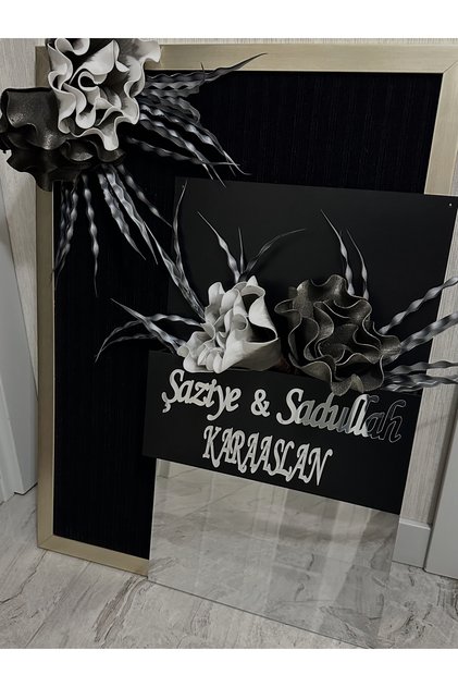 Mgsdizayn kapı süsü paspas takımı