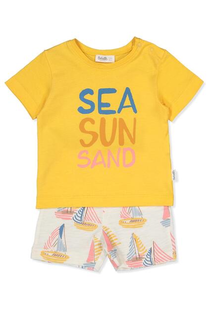 Supreme Shorts 2-Piece Set (Sea and Sun) Yellow
