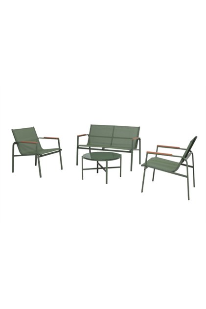 4-Piece Durable High Quality Steel and Textilene Seating Set