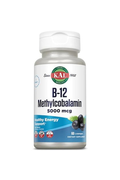 Supliment alimentar Metilcobalamina (Vitamina B12) 5000mcg Kal, 60 comprimate