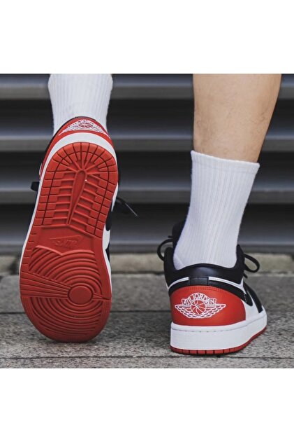 Nike AİR JORDAN 1 LOW BRED TOE-SPORTXOUTLET - Fiyatı, Yorumları