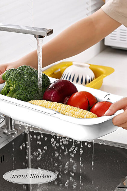 Trend Maison Sürgülü Ayarlanabilir Pratik Lavabo Süzgeci, Uzun