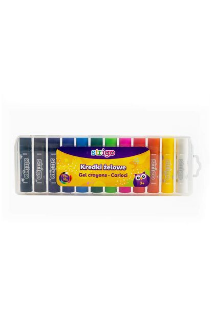 Creioane gel stick, 12 culori 10 g SSC035