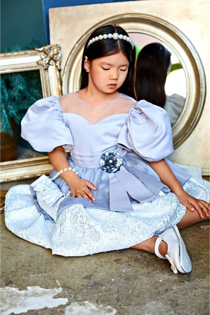 JACQUARD SPECIAL DESIGN CHILDREN'S DRESS