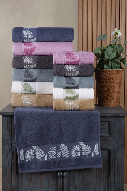 100% Cotton Combed Yarn 50X90 cm Towel Set
