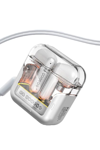 Bluetooth 5.4 Şeffaf Kapaklı LED Ekranlı Kablosuz Kulaklık – Teknolojiyi Tarzla Taşı!