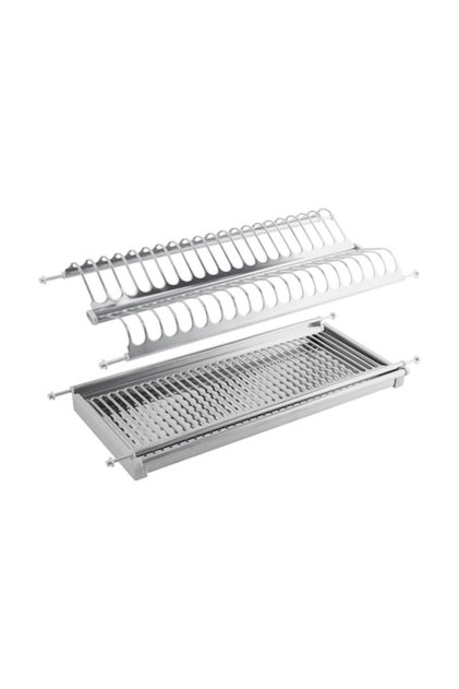Scurgator (picurator) vase, inox, doua rafturi, corp mobilier 700 mm