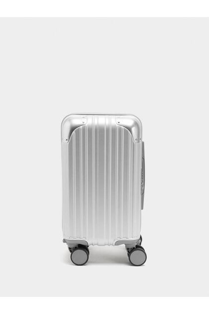 033060● 21AW CALEE Resin narrow silver Parfois Dokulu Valiz XS - Fiyatı, Yorumları