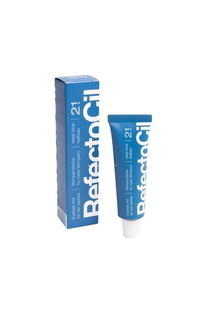 Vopsea profesionala pentru gene si sprancene albastru, 2.1, 15ml