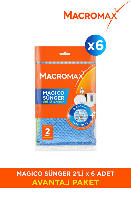 MACROMAX Magico Sünger Avantaj Paket X6 - Fiyatı, Yorumları