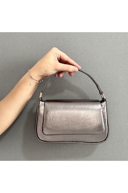Women's Platinum Mini Shoulder Bag