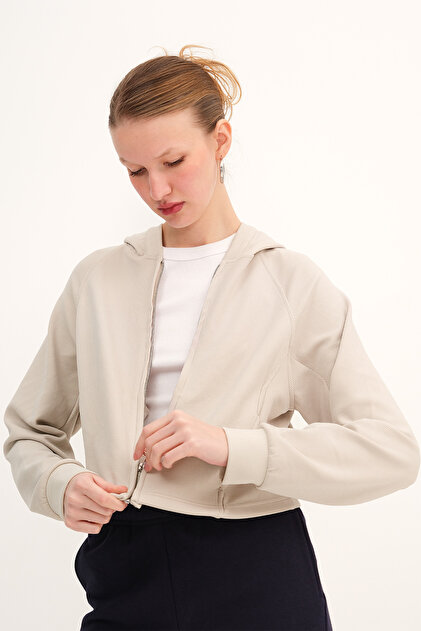 Addax Fermuarlı Kapüşonlu Modal Hırka H12169 - Fiyatı, Yorumları