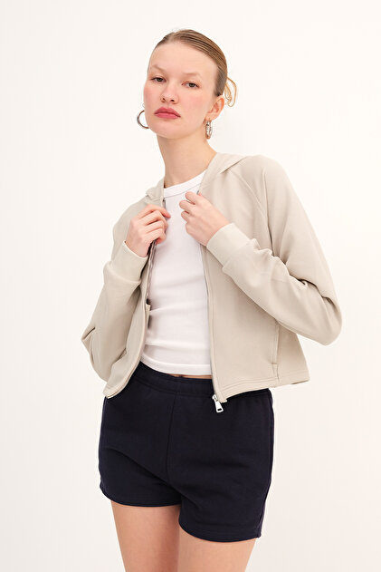 Addax Fermuarlı Kapüşonlu Modal Hırka H12169 - Fiyatı, Yorumları