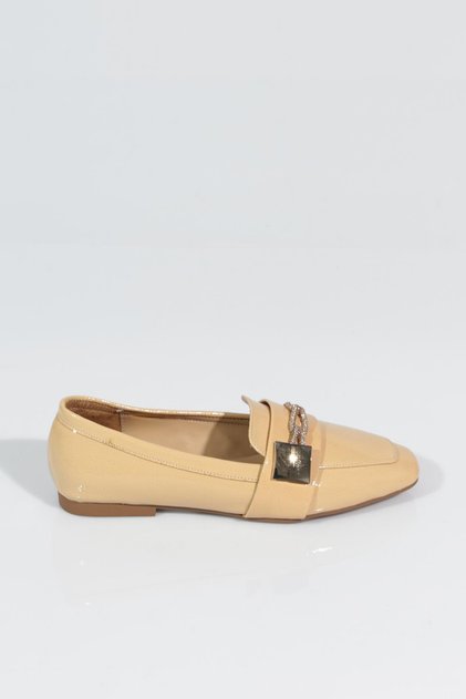 5002 Women's Silver Ballerinas with Stone Accessories