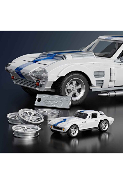 HOT WHEELS Elite Serisi Corvette Grand Sport Araba 918 Parça Yapım