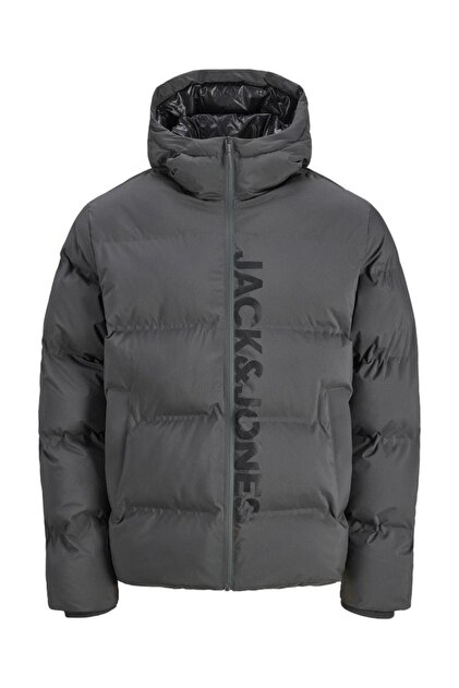Jack & Jones Jack&jones Kapüşonlu Siyah Erkek Mont 12212233