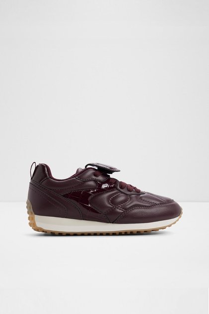 SIYARA - Kadın Bordo Bağcıklı Sneaker