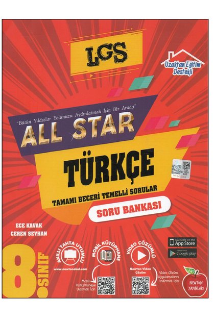 All Star 8.Sınıf Türkçe Tamamı Beceri Temelli Soru Bankası