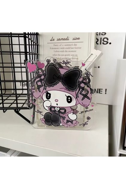 Kuromi and my melody melody mika diy mika pencil holder pencil case organizer