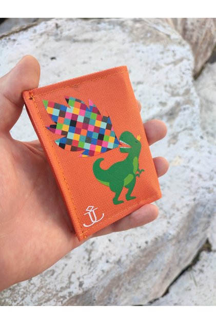 Children's Wallet, Sports Wallet, Leather Wallet, Fabric Wallet, Wallet with Zippered Coin Compartment and Card Holder